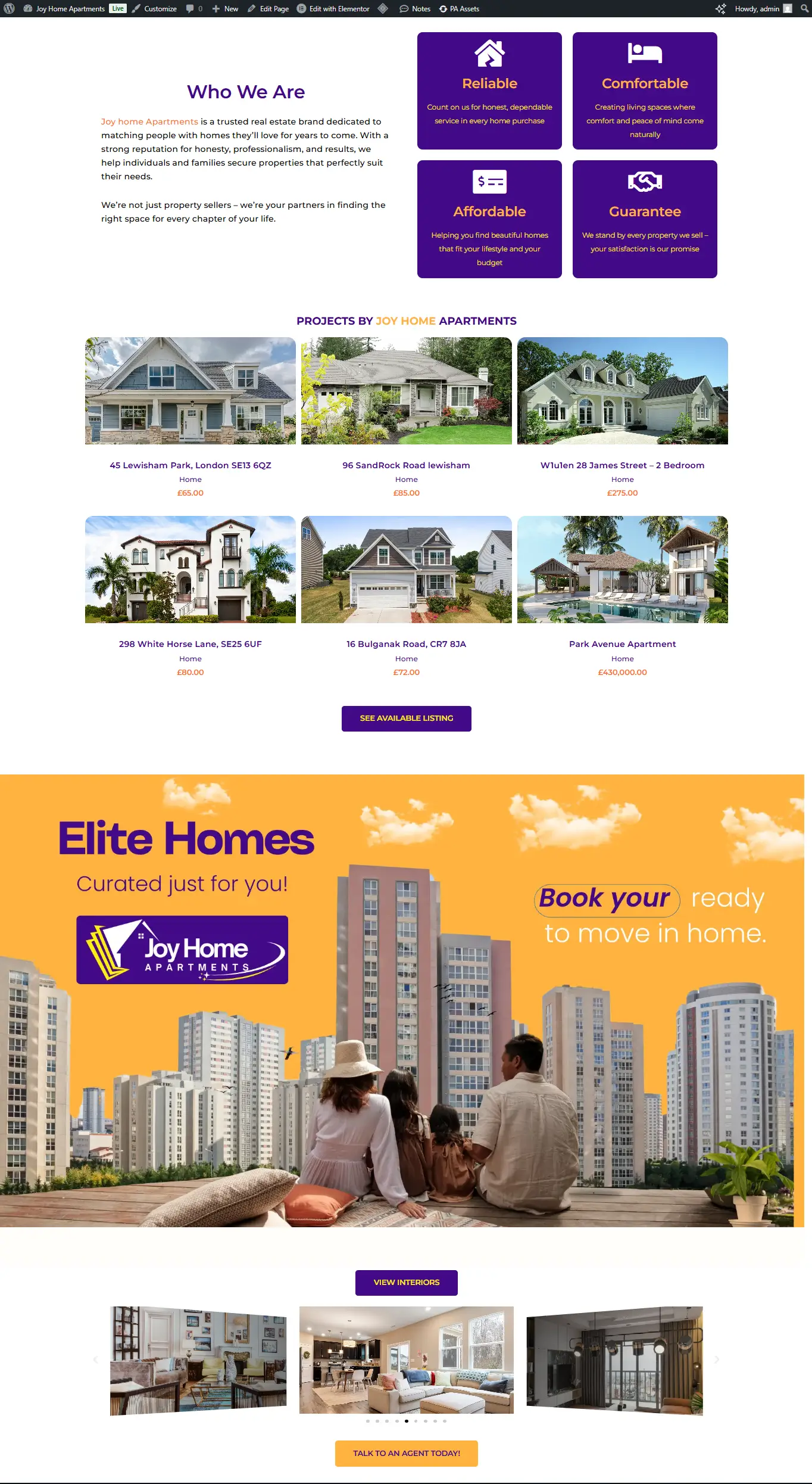 real estate website